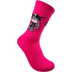 جوراب ورزشی ساق بلند زنانه مدل خرگوش 02