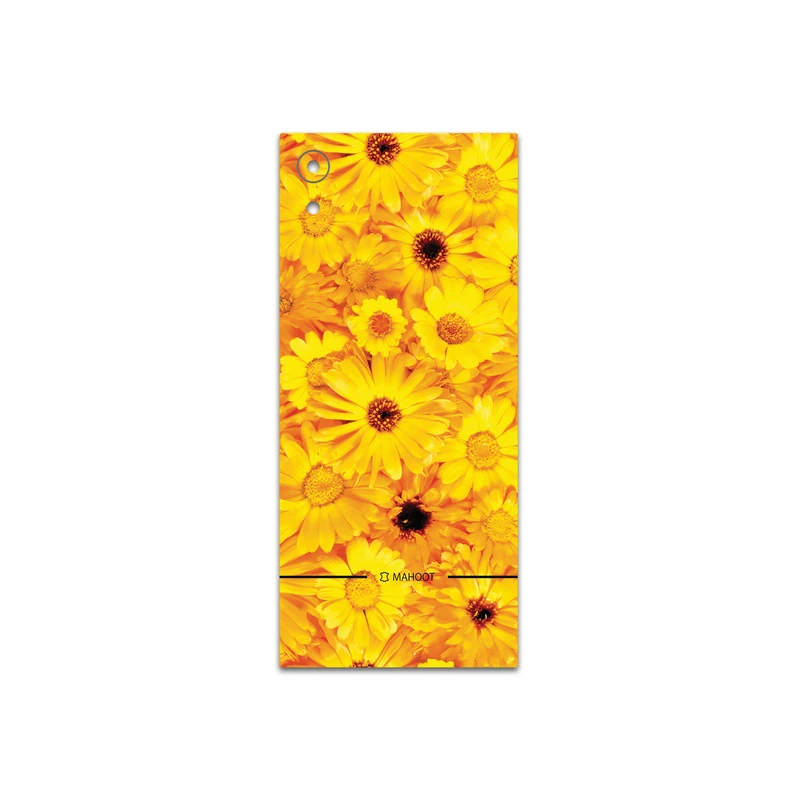 برچسب پوششی ماهوت مدل Yellow-Flower مناسب برای گوشی موبایل سونی Xperia XA1