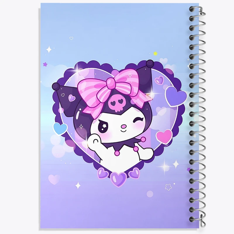 دفتر مشق 100 برگ خندالو طرح کرومی (Kuromi) کد N4214