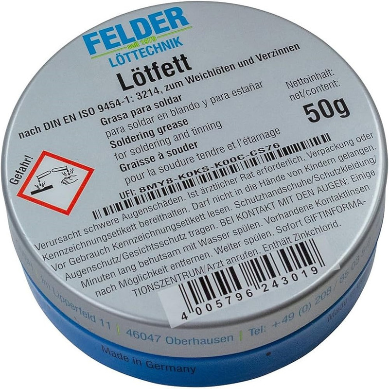 روغن لحیم فلدر مدل لاتفت وزن 50 گرم روغن لحیم فلدر مدل لاتفت وزن 50 گرم