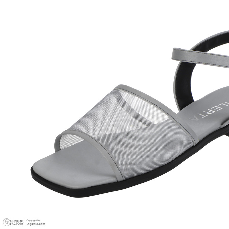 صندل زنانه سیلرتا مدل N18 رنگ نقره ای