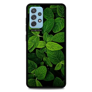 AKAM AMC-WSGA72-LEAVES-34  Cover For Samsung Galaxy A72