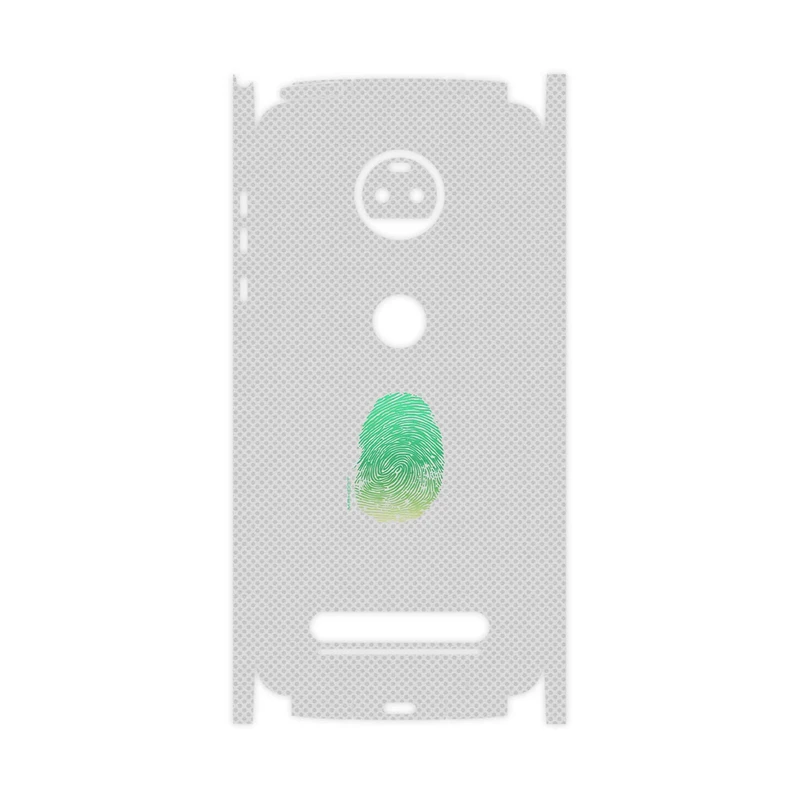 برچسب پوششی ماهوت مدل Minimal Fingerprint-FullSkin مناسب برای گوشی موبایل موتورولا Moto Z2 Force