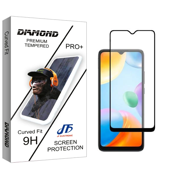محافظ صفحه نمایش سرامیکی جی اف مدل Diamond مناسب برای گوشی موبایل شیائومی Redmi 10C