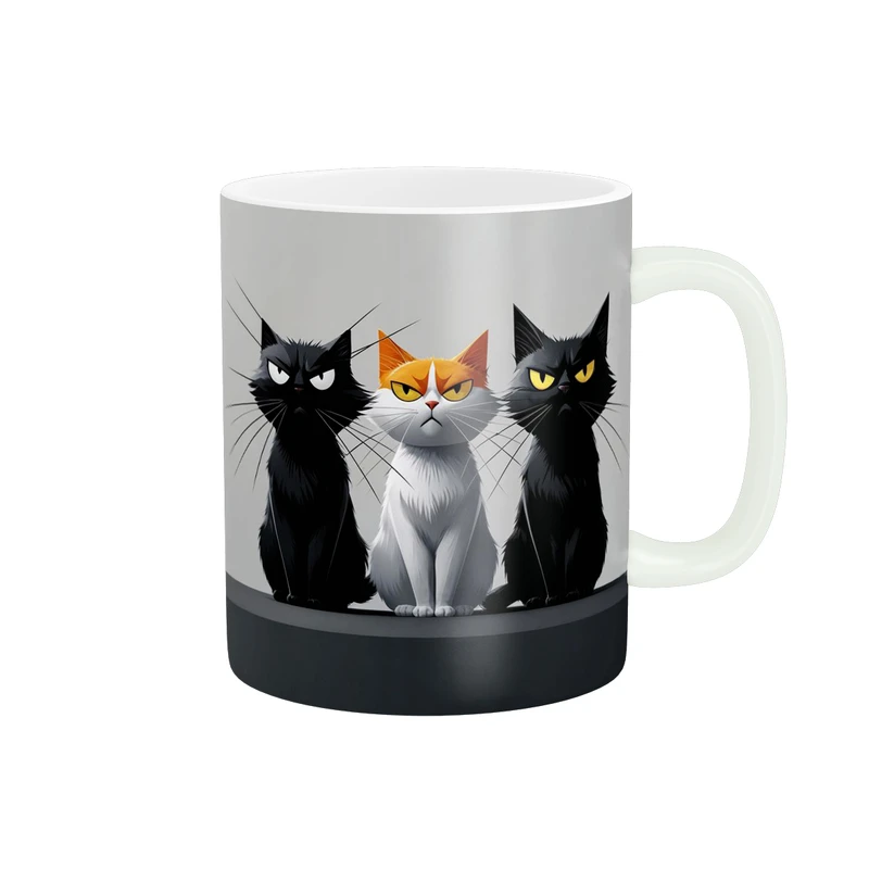 ماگ پاد آفرین طرح گربه بامزه کد 4307