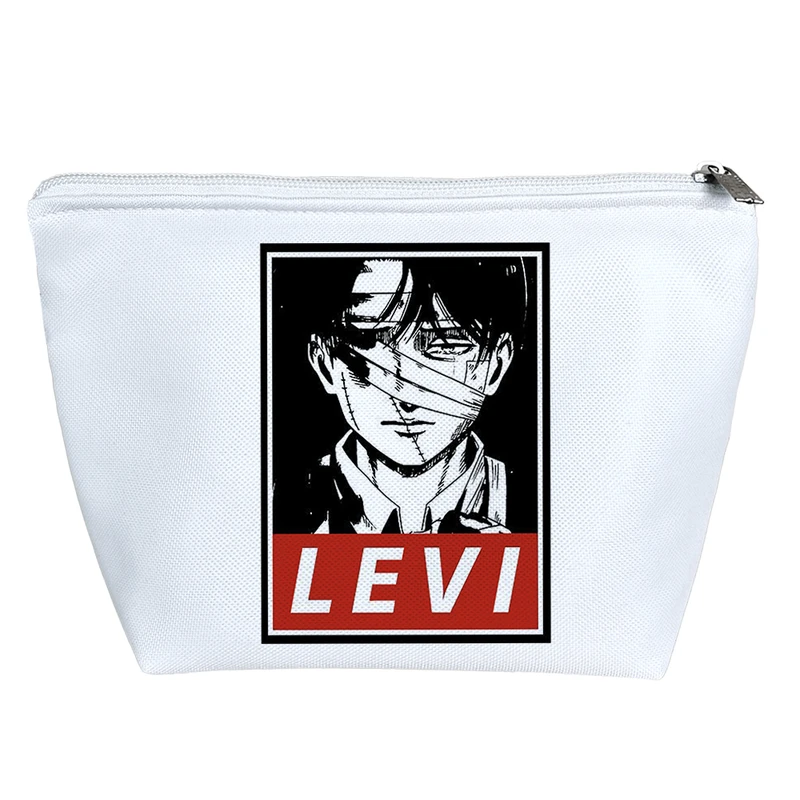 کیف لوازم آرایش دخترانه خندالو مدل لیوای انیمه اتک آن تایتان کد H354