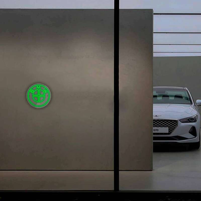 چراغ دیواری نئون دیزاین طرح Bmw_GR