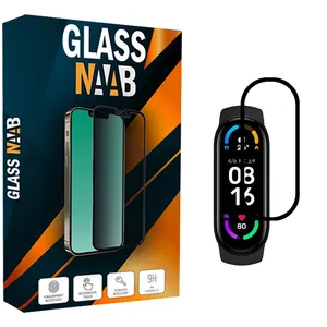 محافظ صفحه نمایش گلس ناب مدل PMMA-01 مناسب برای ساعت هوشمند شیائومی MI band 6