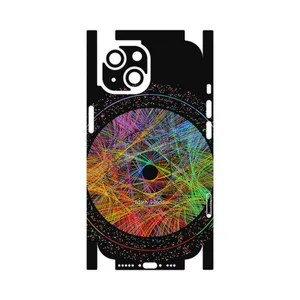 MAHOOT Mathematical Geometric Shape 2-FullSkin Cover Sticker for Apple iPhone 15