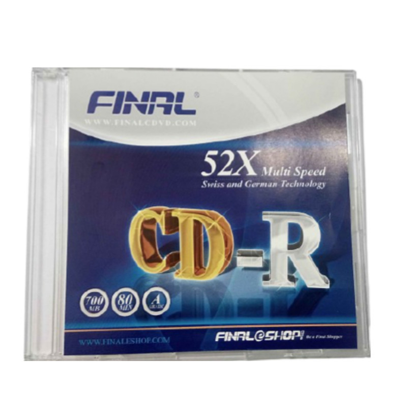 دی وی دی خام فینال مدل CD-R 