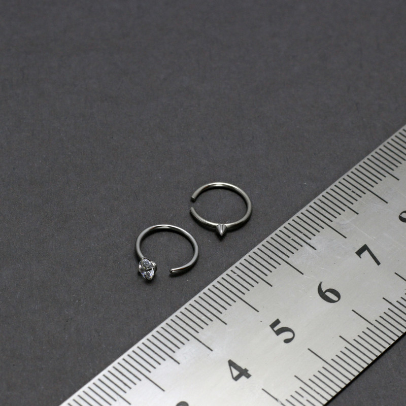 پیرسینگ بینی زنانه پایتخت مدل PS1010_A مجموعه دو عددی