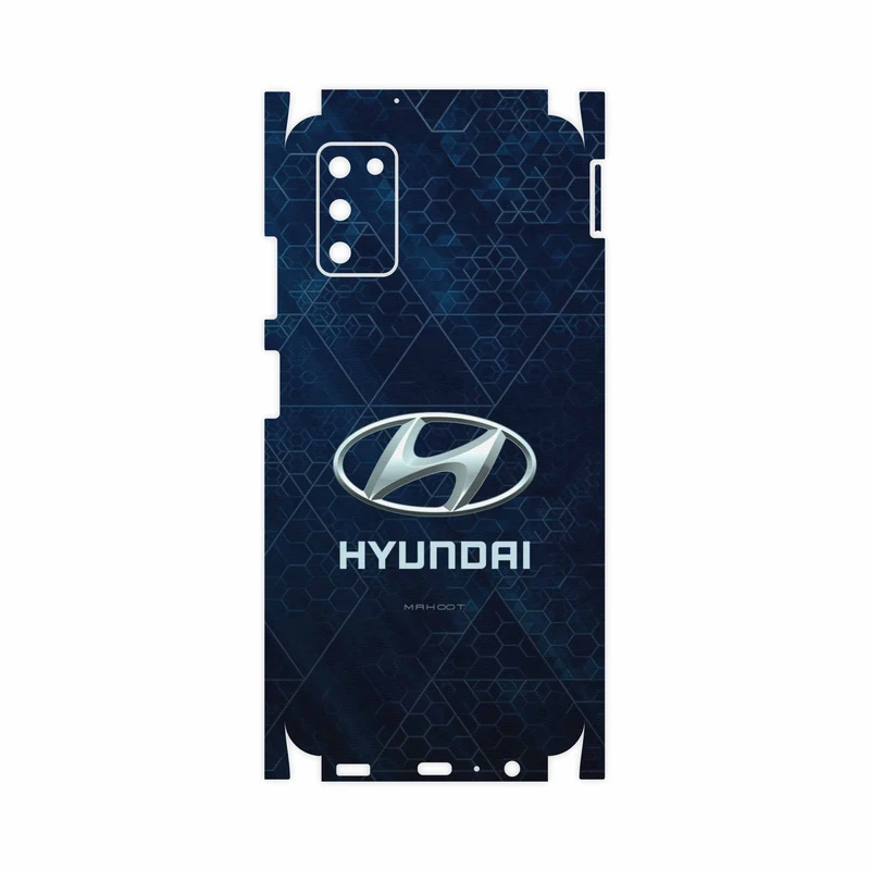 برچسب پوششی ماهوت مدل Hyundai-Logo-FullSkin مناسب برای گوشی موبایل سامسونگ Galaxy A03S