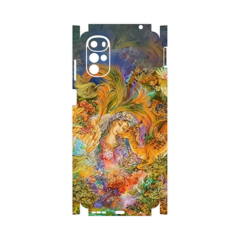 برچسب پوششی ماهوت مدل Persian miniature 3-FullSkin مناسب برای گوشی موبایل موتورولا Moto G22
