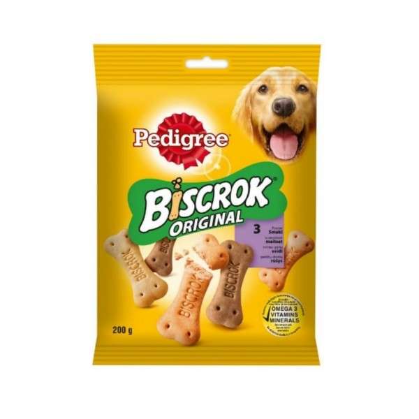 غذای تشویقی سگ پدیگری مدل بیسکویتی وزن 200 گرم