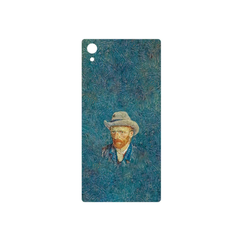 برچسب پوششی ماهوت مدل Self portrait with a gray felt hat مناسب برای گوشی موبایل سونی Xperia Z5