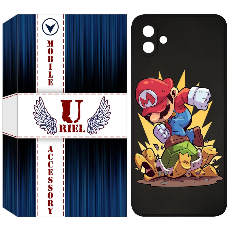 کاور یوریل مدل KSH کد 64 طرح ماریو مناسب برای گوشی موبایل سامسونگ Galaxy A05