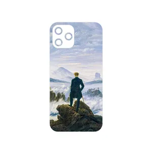 MAHOOT Wanderer above the Sea of Fog Cover Sticker for Apple iPhone 12 Pro