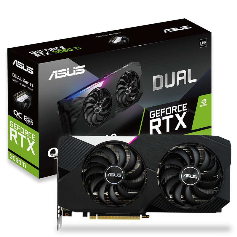 کارت گرافیک ایسوس مدل  DUAL-RTX3060TI-O8G-GAMING-V2 2