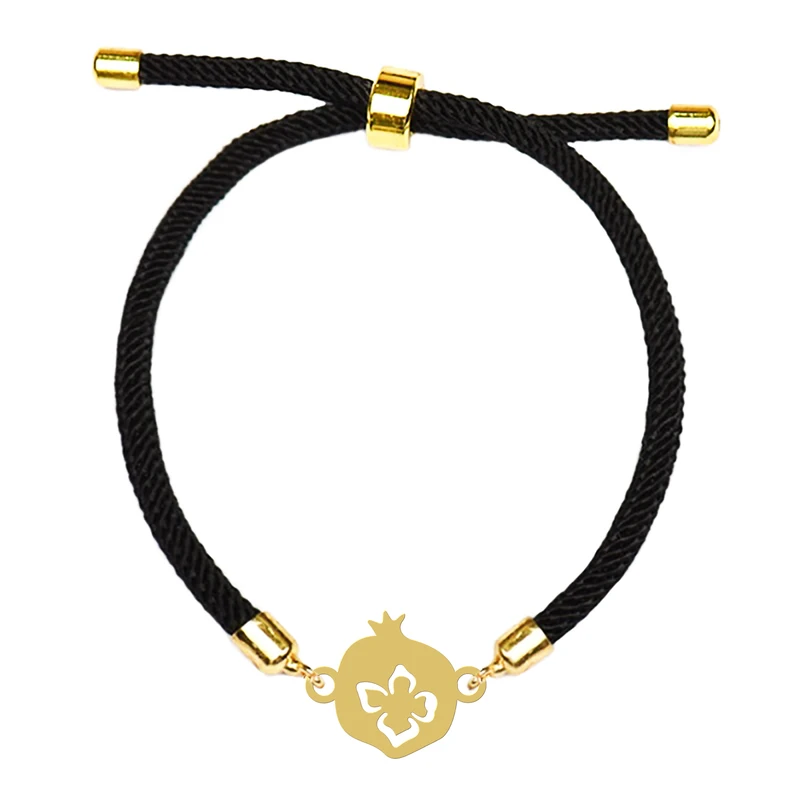 دستبند زنانه هایکا مدل انار و گل کد d.ha371