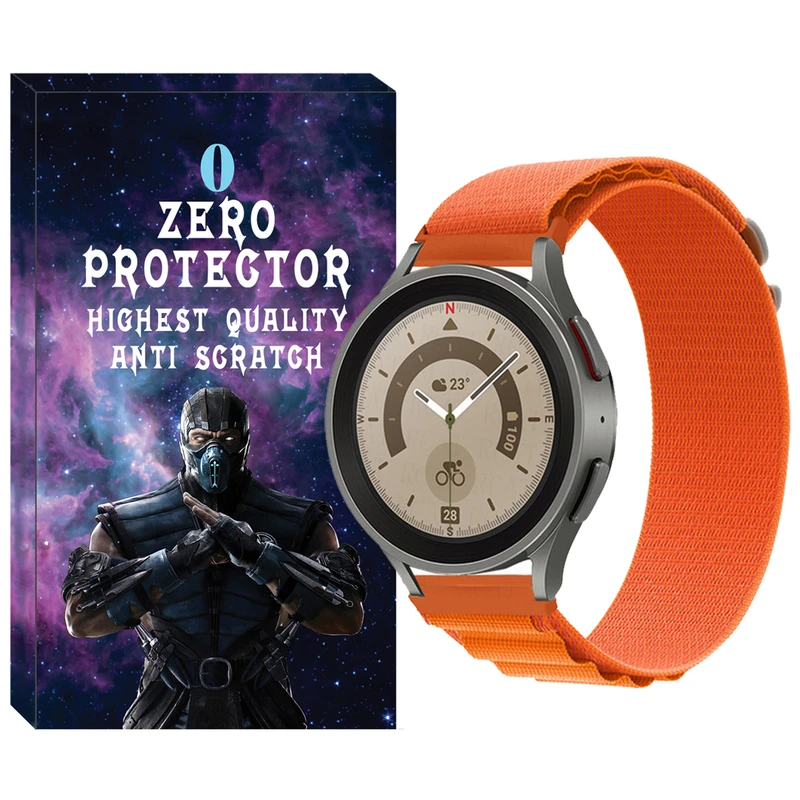 بند زیرو مدل Alpine-ZR مناسب برای ساعت هوشمند سامسونگ Galaxy Watch 3 41mm