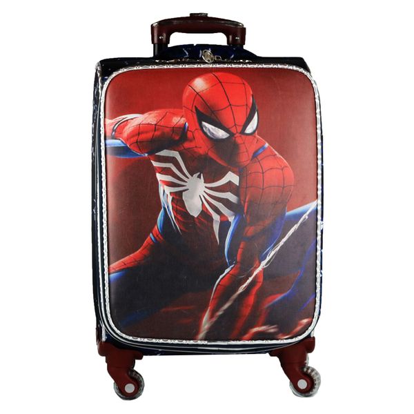 چمدان کودک مدل مرد عنکبوتی
