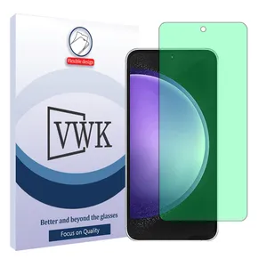 VWK Tough model Green light screen protector suitable for Samsung Galaxy S23 FE mobile phone