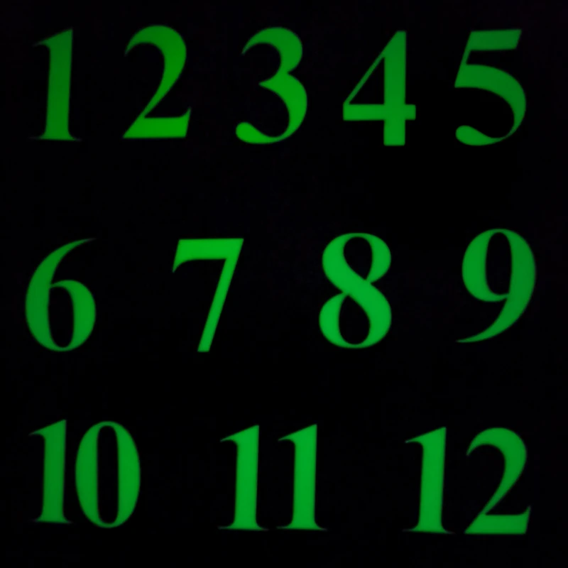 اعداد شب تاب مدل پشت چسب‌دار مجموعه 15 عددی