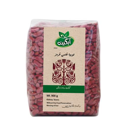 لوبیا قلمی قرمز آبگینه - 900 گرم