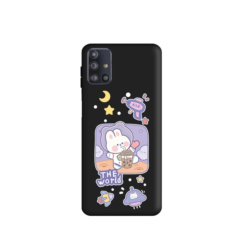 کاور طرح خرگوش بامزه کد m2455 مناسب برای گوشی موبایل سامسونگ Galaxy M31s