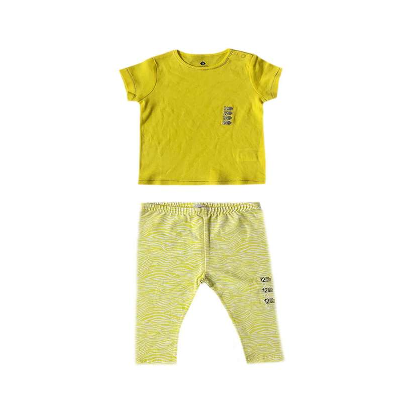 ست تیشرت آستین کوتاه و شلوار نوزادی زد مدل 123