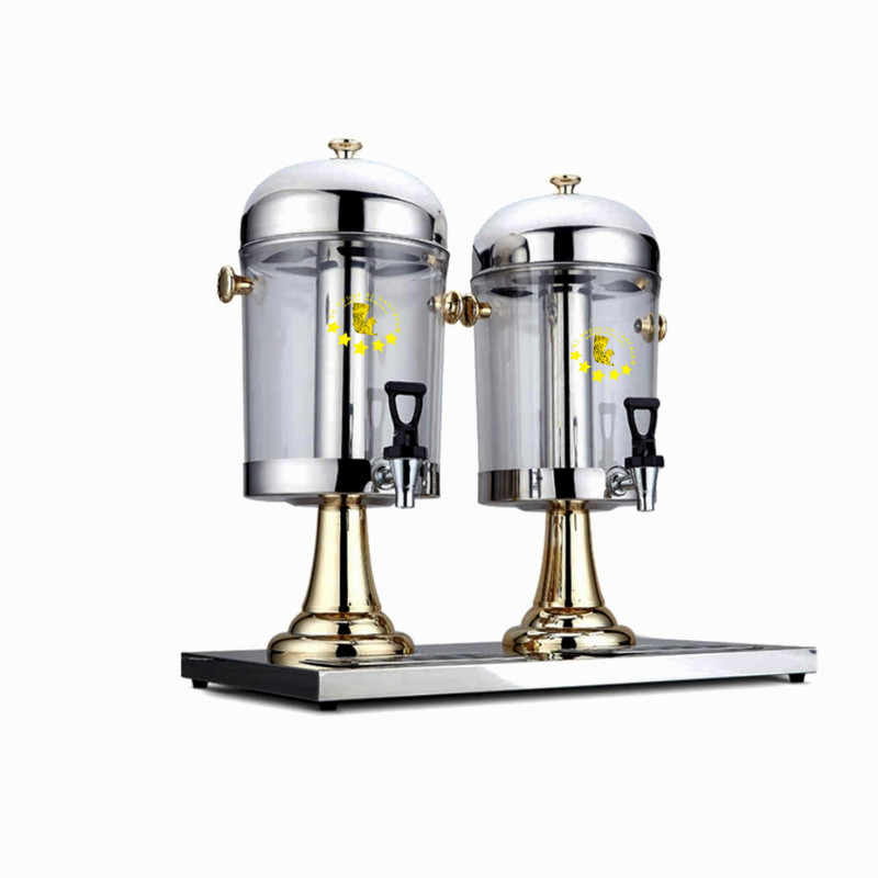کلمن مدل نگهدارنده و سرد کننده دومخزن کد stainless steel گنجایش 16 لیتر