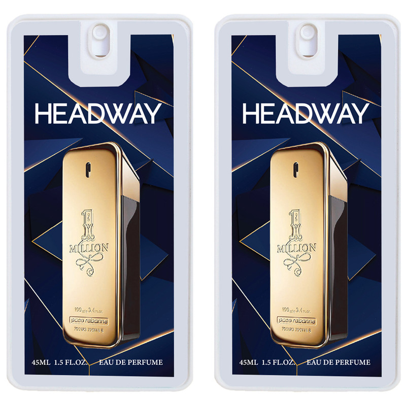 عطر جیبی مردانه هدوی مدل پاکو رابان وان میلیون حجم 45 میلی لیتر مجموعه 2 عددی