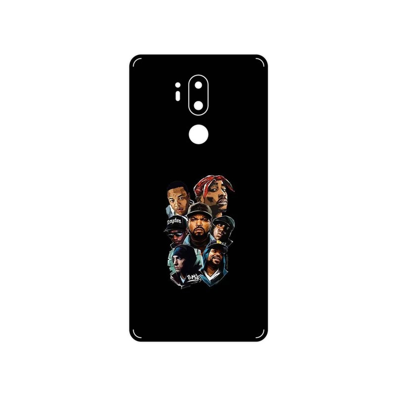 برچسب پوششی ماهوت مدل Great Rappers Digital Art مناسب برای گوشی موبایل ال جی G7 PLUS THINQ