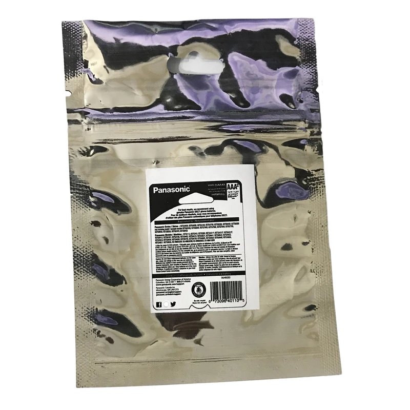 عکس شماره 8 : باتری نیم قلمی قابل شارژ پاناسونیک مدل  ni-mh-hhr-55aaab hrmr03 بسته چهار عددی