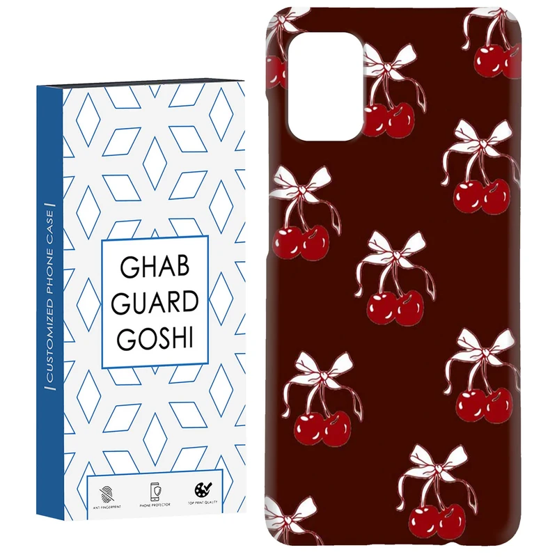 کاور قاب گارد گوشی طرح پاپیون و گیلاس کد Dimo-948 مناسب برای گوشی موبایل سامسونگ Galaxy A51