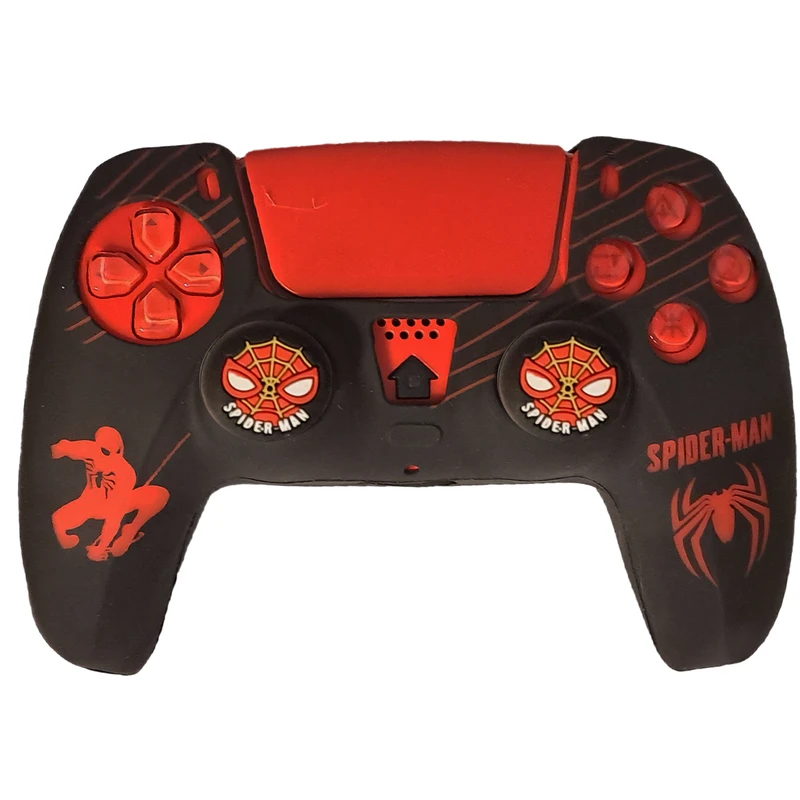 محافظ دسته بازی پلی استیشن 5 مدل Spiderman PS5187 به همراه روکش آنالوگ