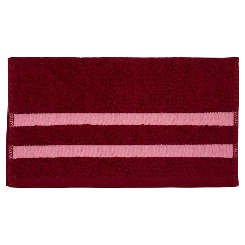 حوله دستی بهباف آذر مدل دو خط سایز 30×50 سانتی متر