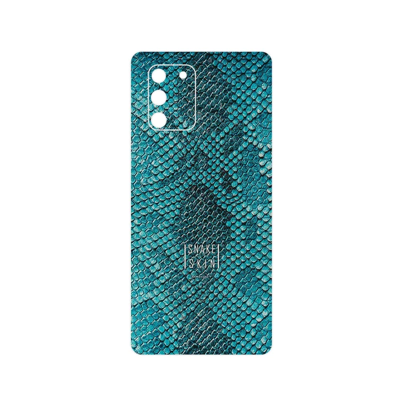برچسب پوششی ماهوت مدل Blue Snake Skin مناسب برای گوشی موبایل سامسونگ Galaxy S10 Lite
