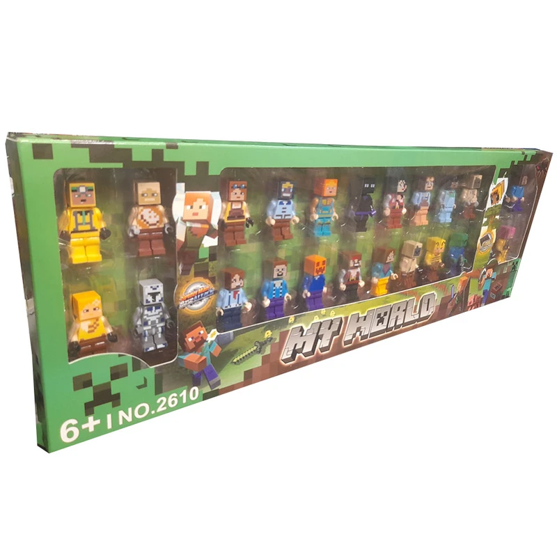 ساختنی مدل ماینکرافت مجموعه 24 عددی