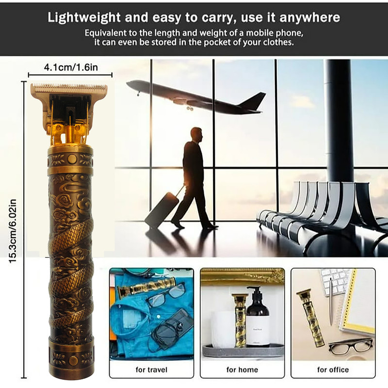 ماشین اصلاح موی سر و صورت کد VINTAGE T9