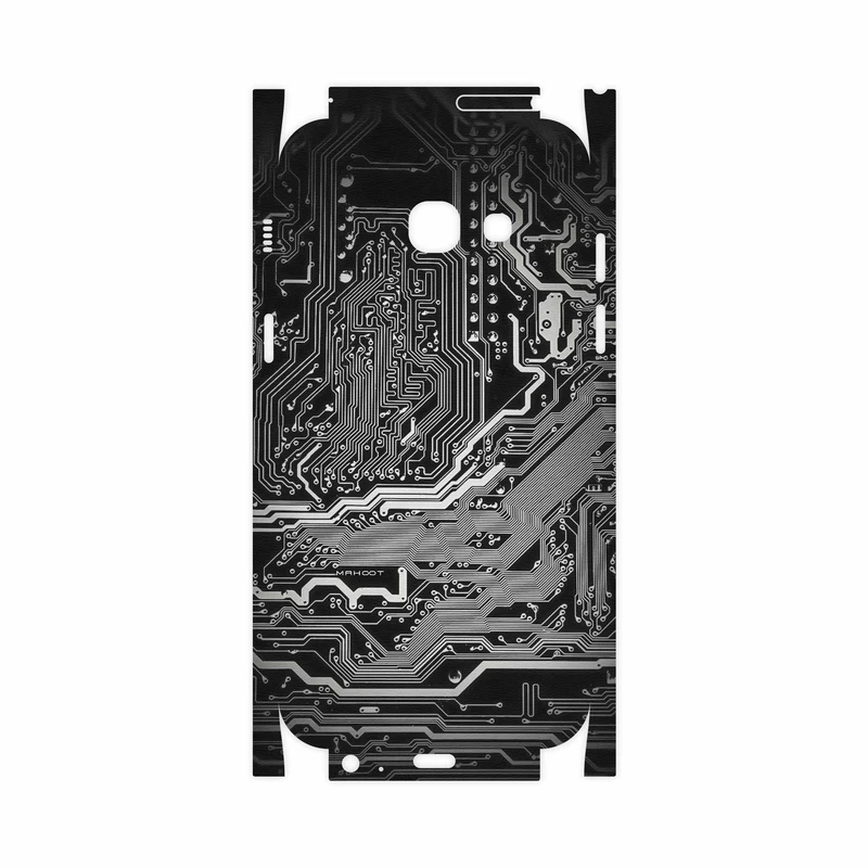 برچسب پوششی ماهوت مدل Black Printed Circuit Board-FullSkin مناسب برای گوشی موبایل سامسونگ Galaxy A3 2017