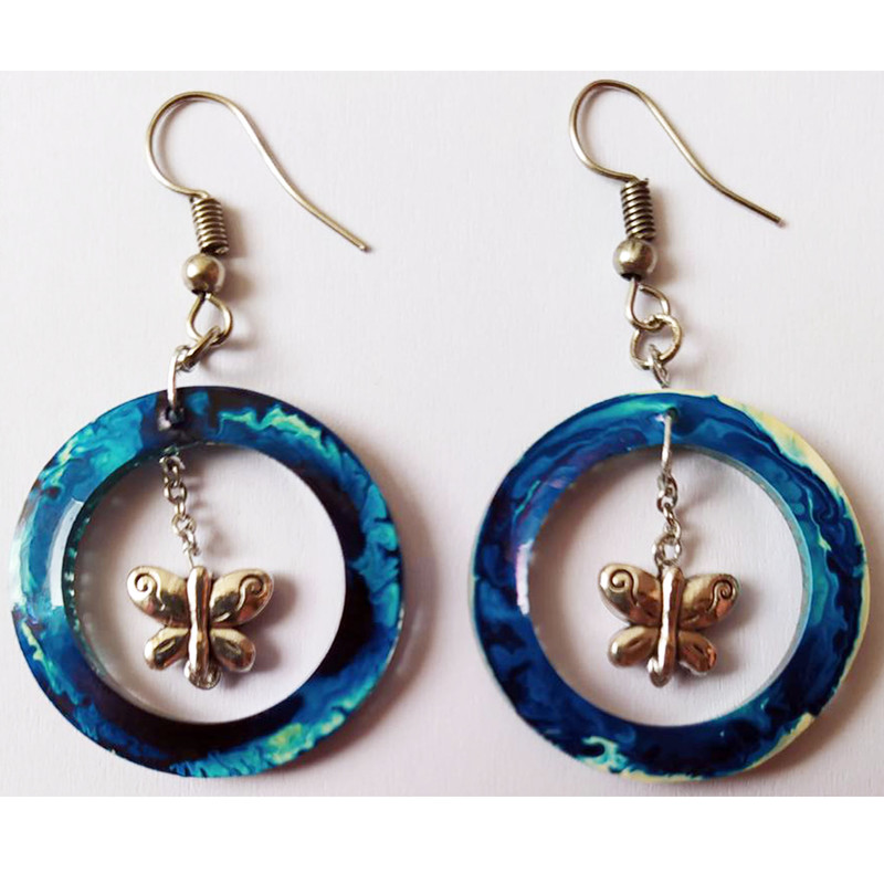 گوشواره دخترانه مدل S.A.M234