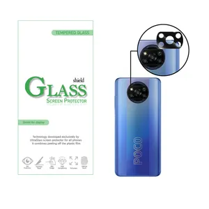 محافظ لنز دوربین شیلد گلس مدل LFUL مناسب برای گوشی موبایل شیائومی Poco X3 Pro
