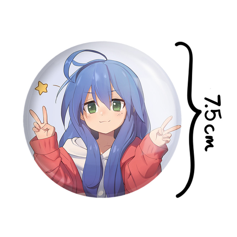آینه جیبی خندالو مدل ایزومی انیمه Lucky Star  کد 23588