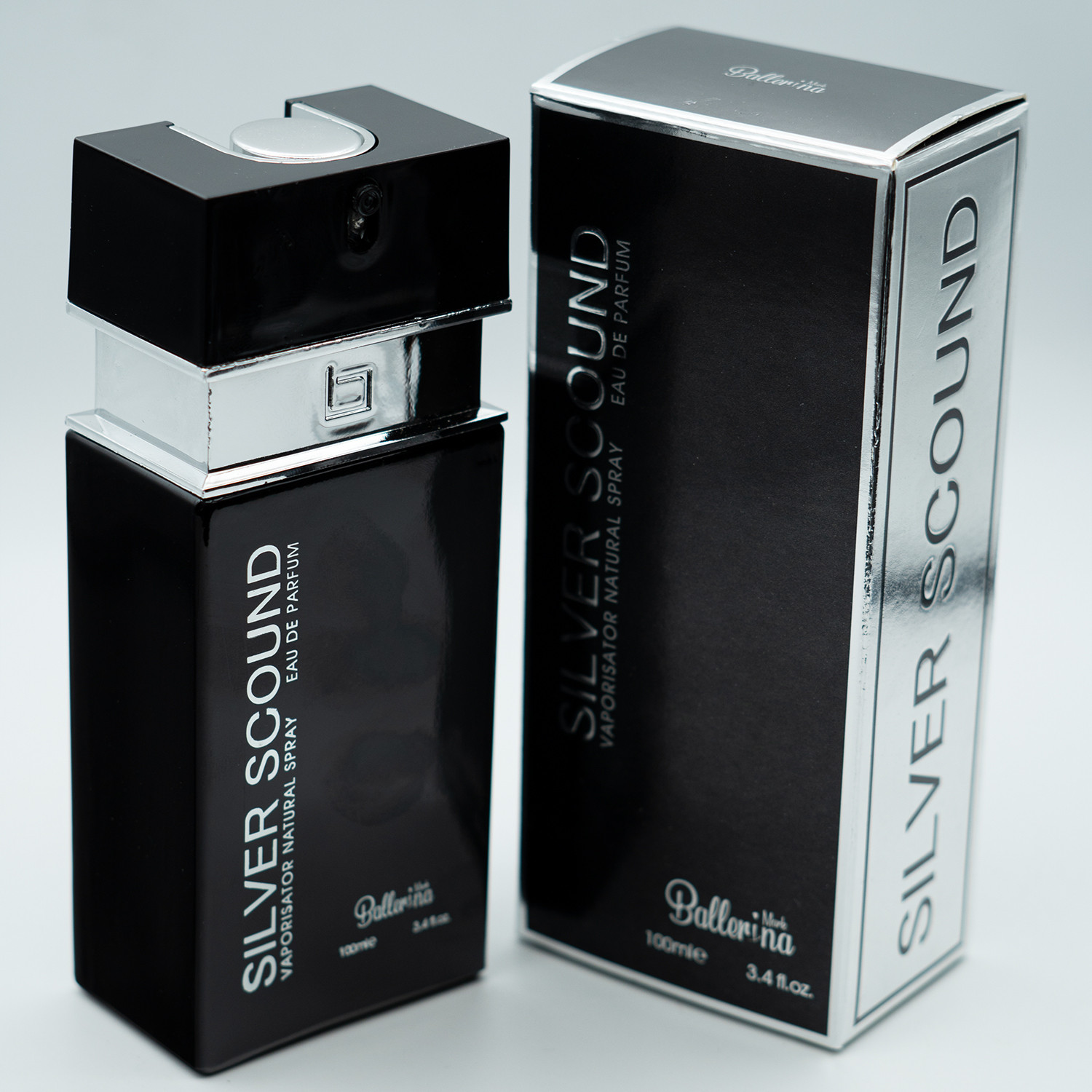 ادو پرفیوم مردانه بالرینا مدل SILVER SCOUND حجم 100 میلی لیتر