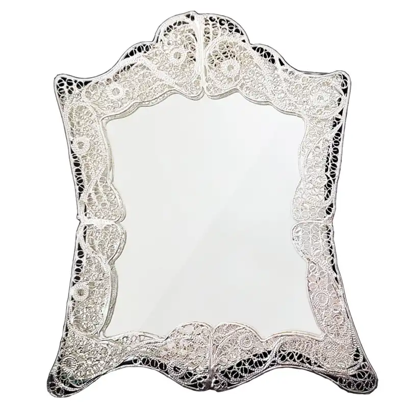 آینه ملیله کاری مدل ترنج کد 01