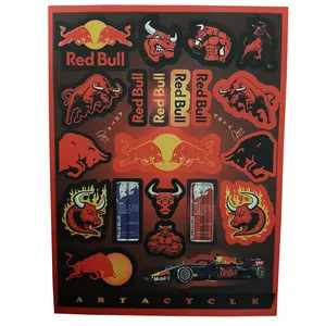  برچسب بدنه موتور سیکلت مدل RD_BUL