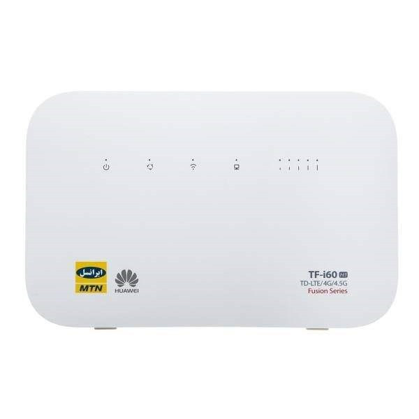 مودم 4G/TD-LTE ایرانسل مدل TF-i60H1به همراه24گیگابایت اینترنت سه ماهه TD-LTEو85گیگابایت اینترنت شش ماهه 4G
