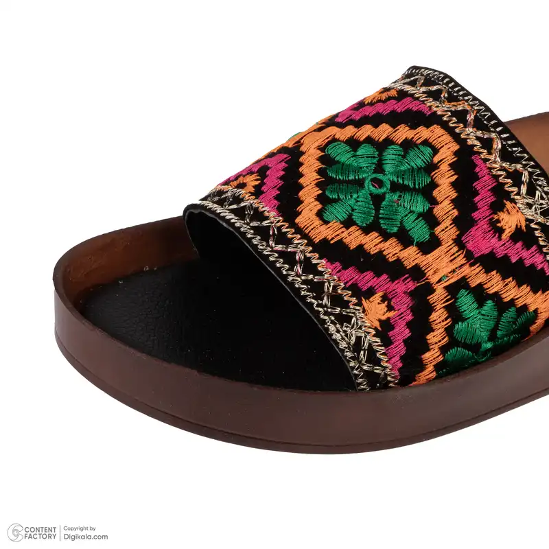 دمپایی زنانه مدل پاویسا طبی طرح ترمه