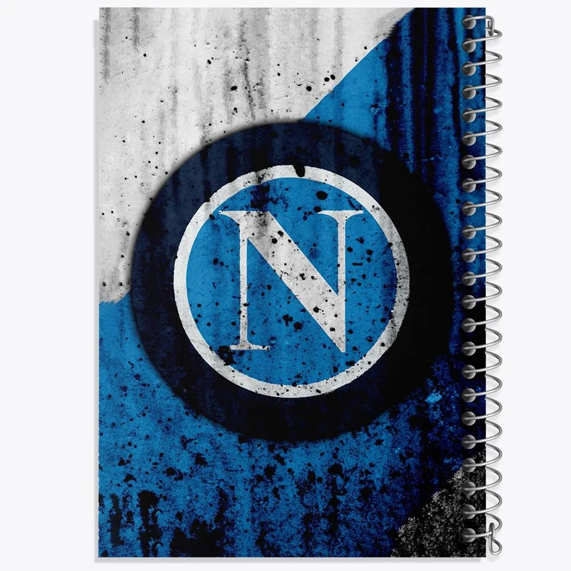 دفتر ژورنال نویسی 50 برگ خندالو مدل نقطه ای طرح باشگاه ناپولی کد 27396